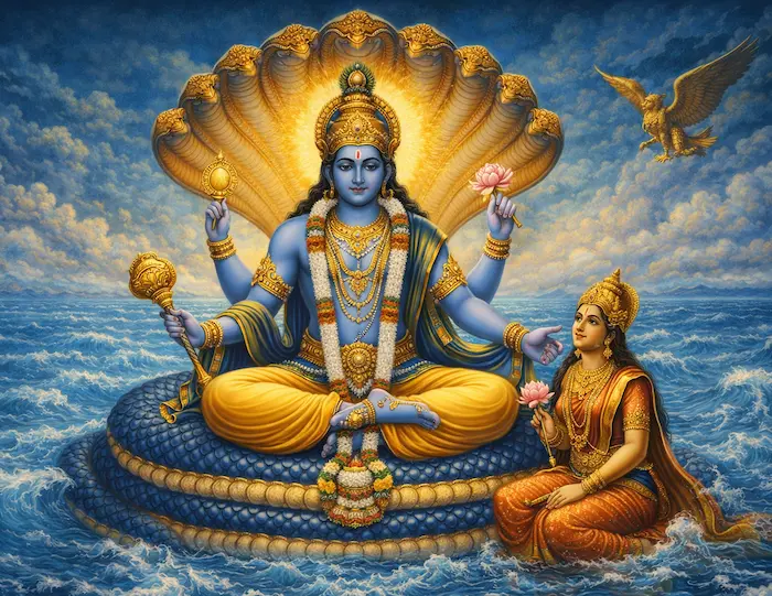 vishnu 108 names in telugu and english with meaning — విష్ణు అష్టోత్తరం తెలుగు bhaktideepam